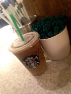 Starbucks' tall iced coffee.