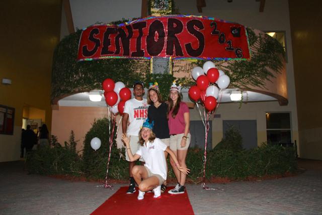 Seniors Take The Red Carpet