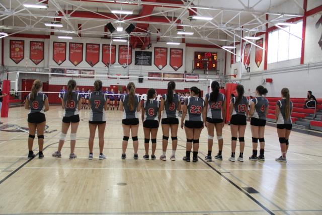 Varsity Girls Volleyball against Southwest