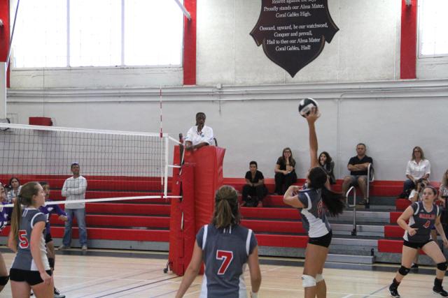 Varsity+Girls+Volleyball+against+Southwest