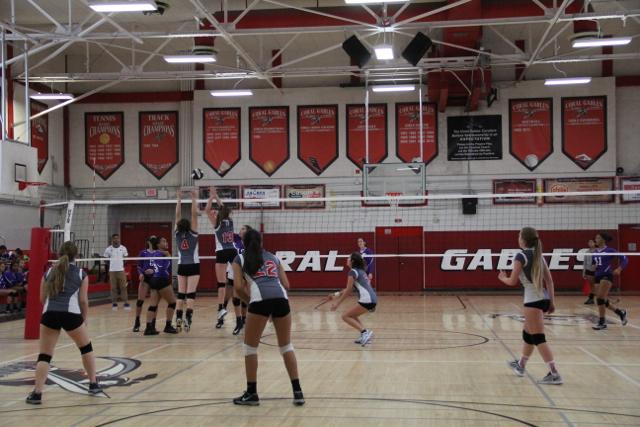 Varsity Girls Volleyball against Southwest