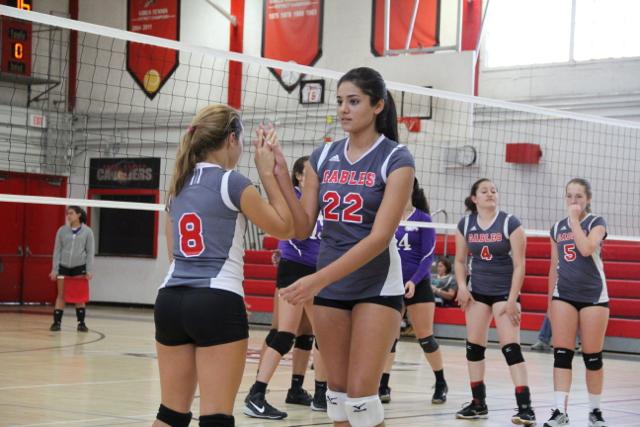 Varsity Girls Volleyball against Southwest