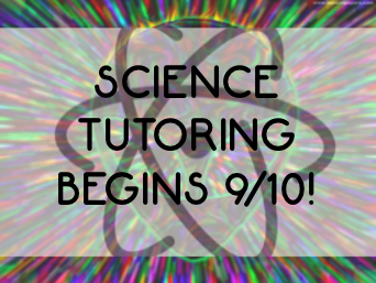 Tutoring will take place in room 2109 Mondays and Thursdays from 2:20 to 3:30.