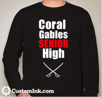 Just one of the many shirts seniors can order!