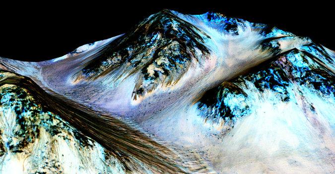 Agua en Marte.