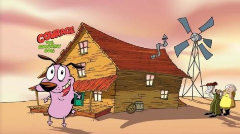 Courage the Cowardly Dog airing in 1990