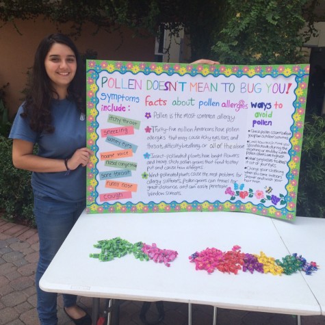 Interact loves to educate students about important issues like here during their Allergy Awareness day.