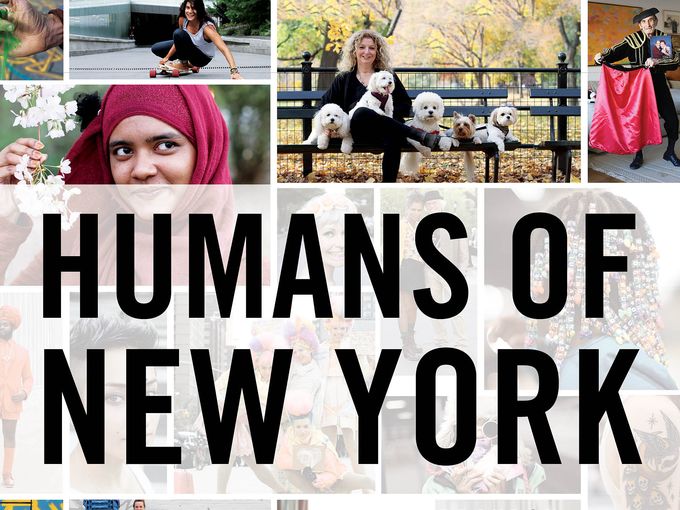 The cover of the HONY book show the pictures of people who have been interviewed.