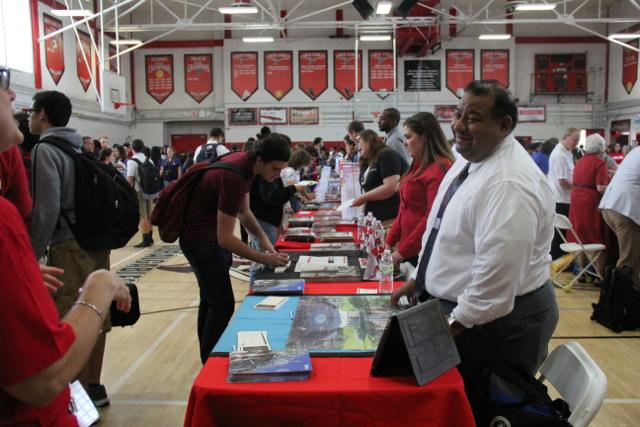 Cavs+Meet+Representatives+at+Annual+College+Fair