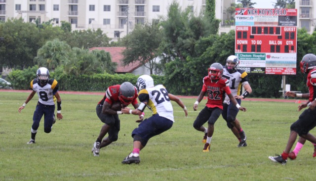 Cavaliers Defeat Coral Park Rams, 42-0
