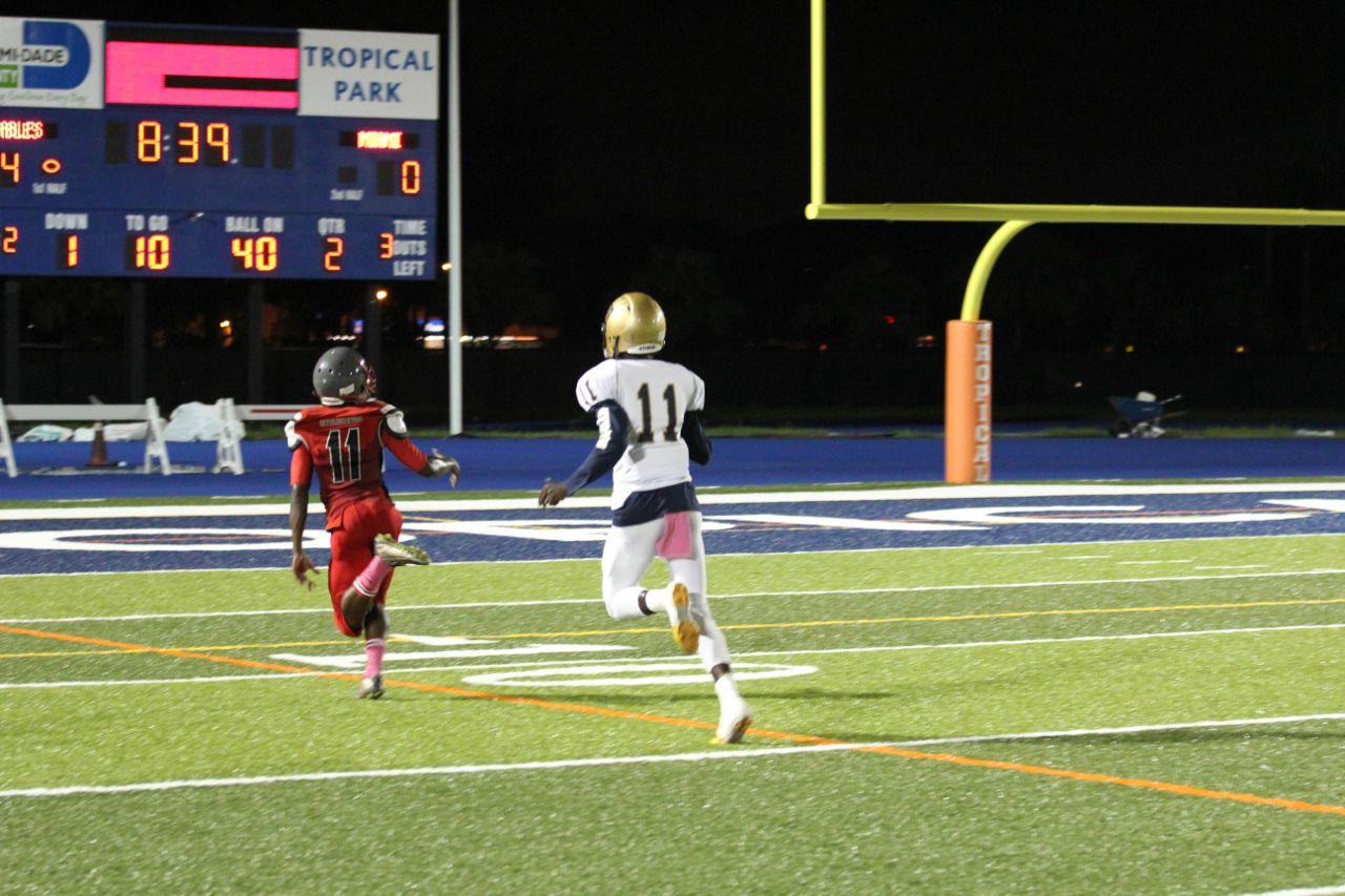 Gables vs. Miami High Homecoming Game, 30-0