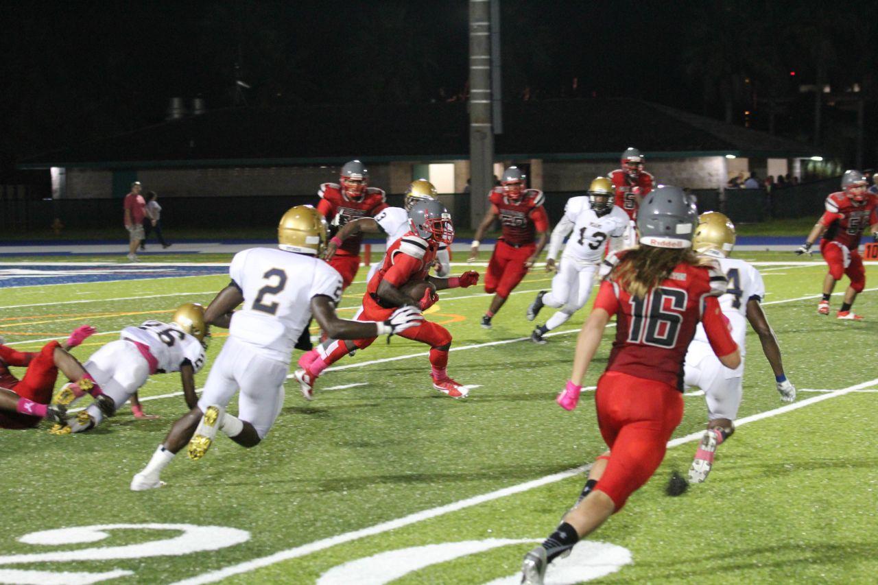 Gables vs. Miami High Homecoming Game, 30-0