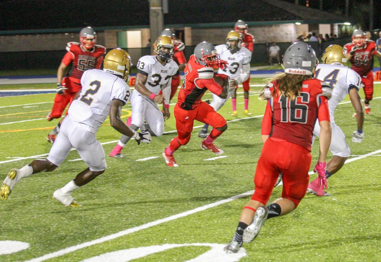 Gables vs. Miami High Homecoming Game, 30-0