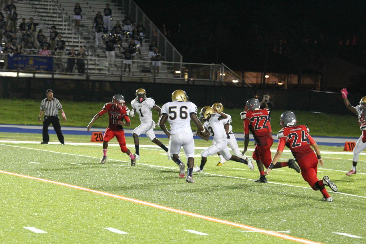 Gables vs. Miami High Homecoming Game, 30-0