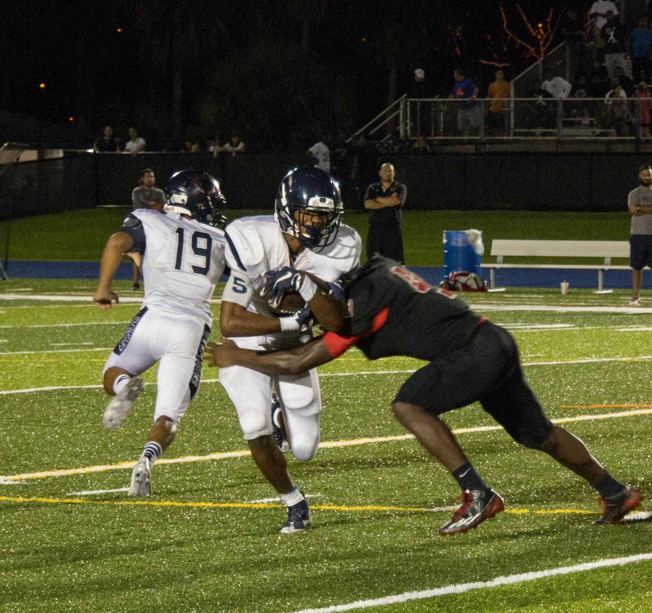 Gables Beats Columbus 20-10 in Blackout Victory