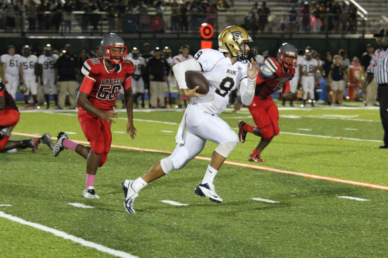 Gables vs. Miami High Homecoming Game, 30-0