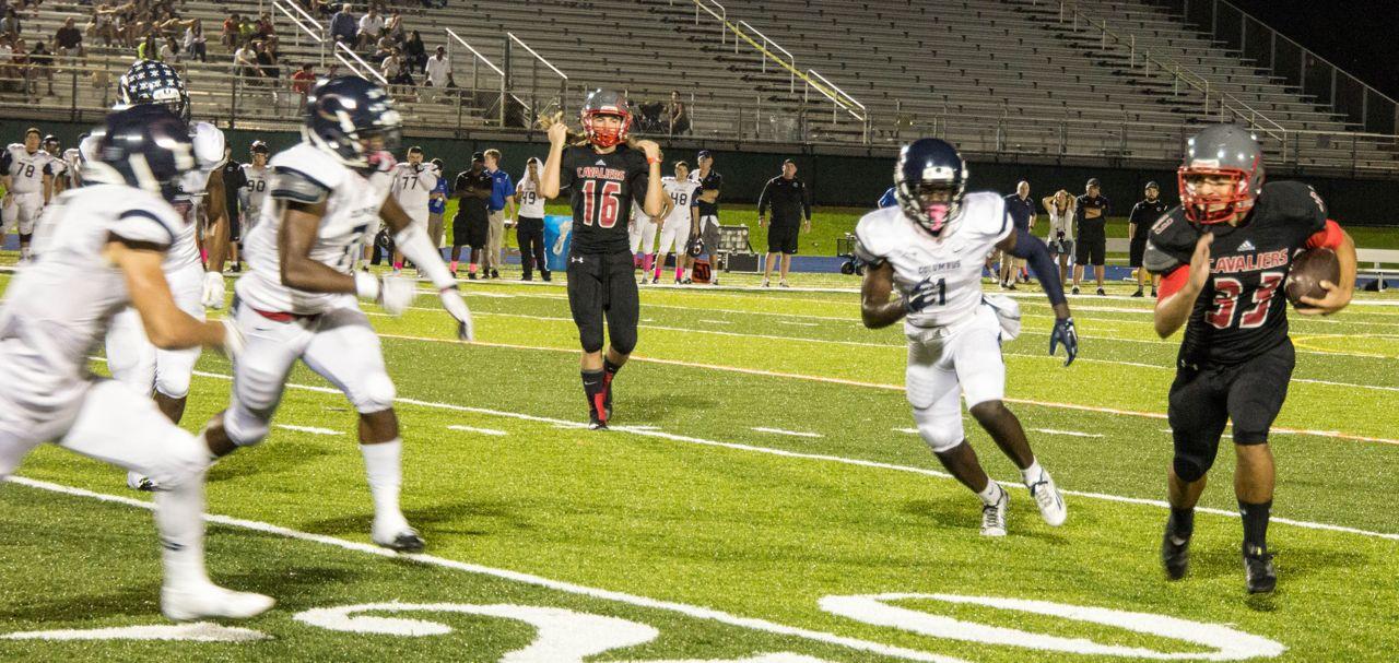 Gables Beats Columbus 20-10 in Blackout Victory