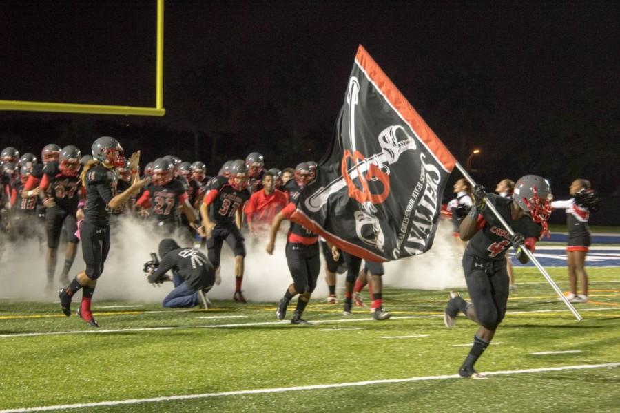 The Gables football team remained undefeated throughout the regular season and won the District title.