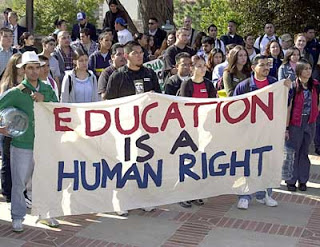 Illegal immigrants are entitled to an education. 