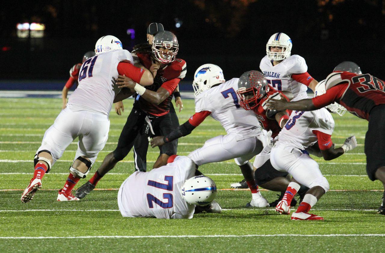 Cavs Beat T-Breds 35-0 in First Playoff