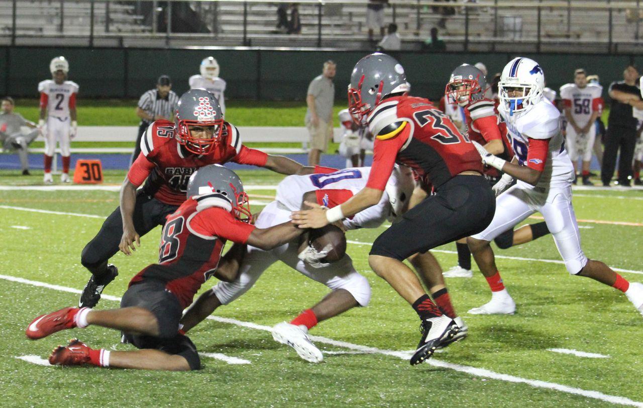 Cavs Beat T-Breds 35-0 in First Playoff