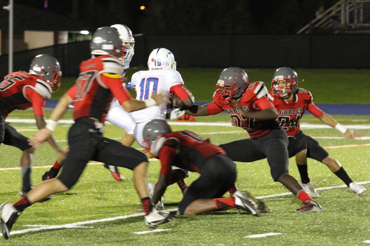 Cavs Beat T-Breds 35-0 in First Playoff