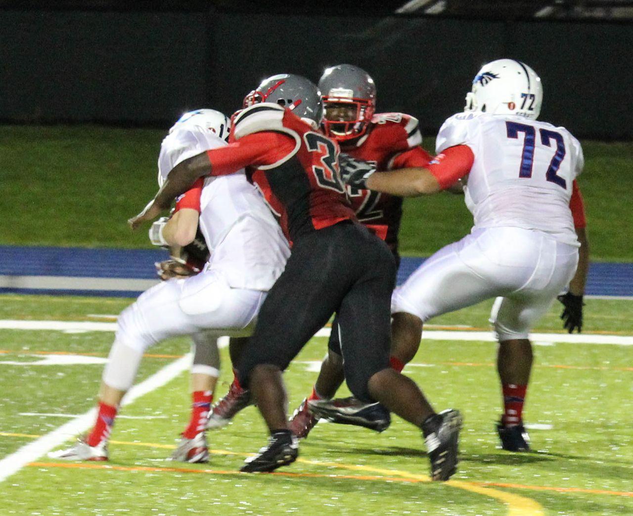 Cavs Beat T-Breds 35-0 in First Playoff