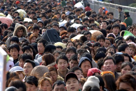It can get quite difficult to move from place to place in China due to their large population.
