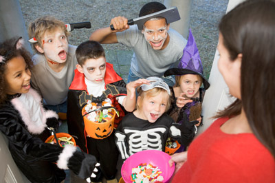 Halloween, the only day when it's acceptable to receive candy from complete strangers.