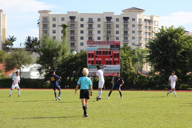 Gables Boys Soccer Takes on Coral Park 5-2