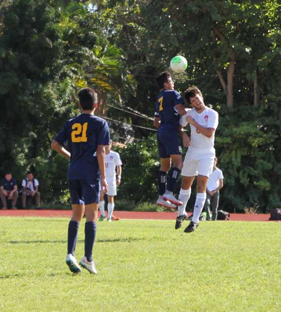 Gables Boys Soccer Takes on Coral Park 5-2