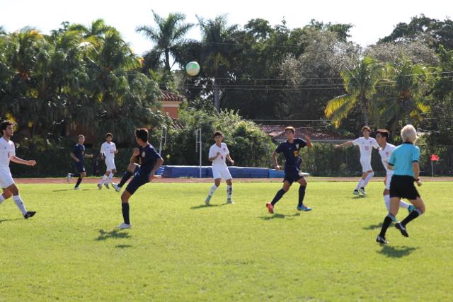 Gables Boys Soccer Takes on Coral Park 5-2