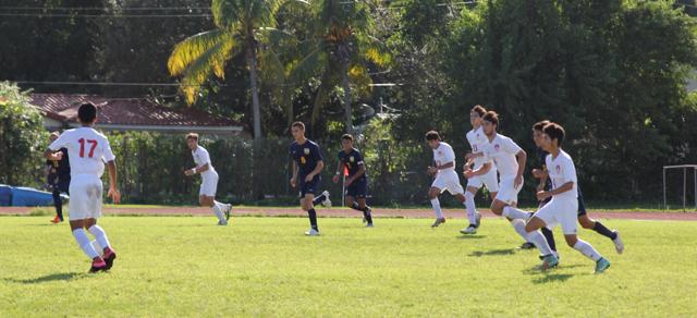 Gables Boys Soccer Takes on Coral Park 5-2
