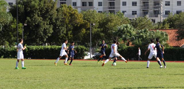 Gables Boys Soccer Takes on Coral Park 5-2