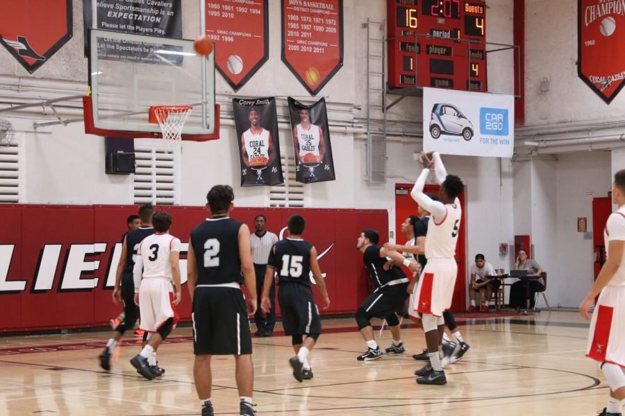 Gables had a dominant night against the Ferguson Falcons and easily won both the JV and varsity games.