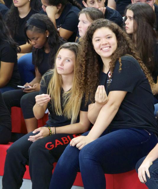 Students Show Their Club Pride