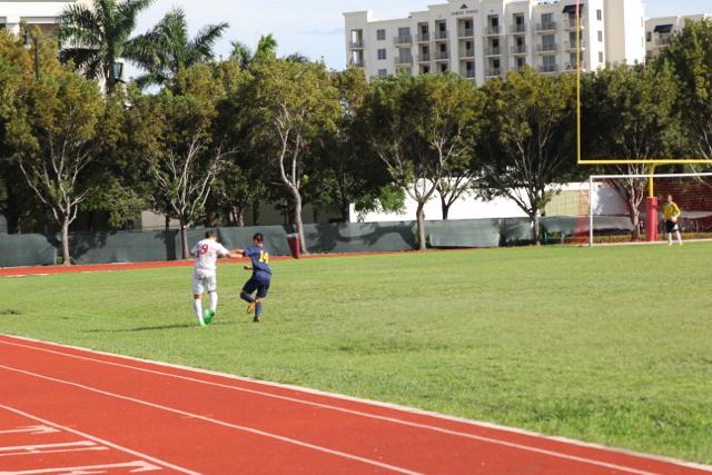 Gables Boys Soccer Takes on Coral Park 5-2