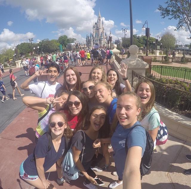 Some of the Class of 2018 enjoying last years trip to Magic Kingdom 