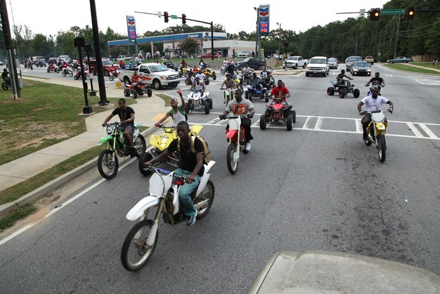 Hundreds+of+motorcyclists+rose+havoc+throughout+the+main+streets+of+Miami+in+honor+of+MLK.++