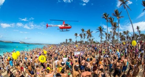 The Holy Ship Festival taking place in one Miami's Beaches.