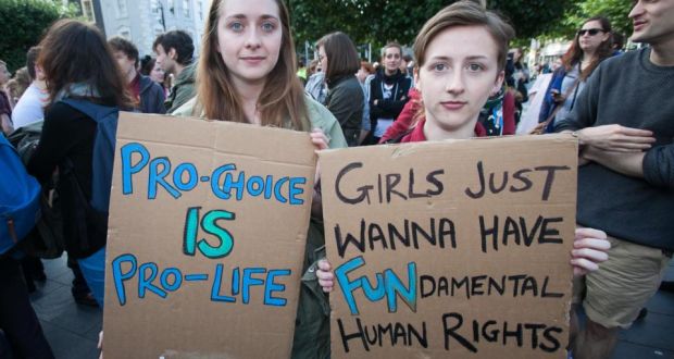 There are frequent protests over the topic of abortion which forces some protesters to get creative with their signs.