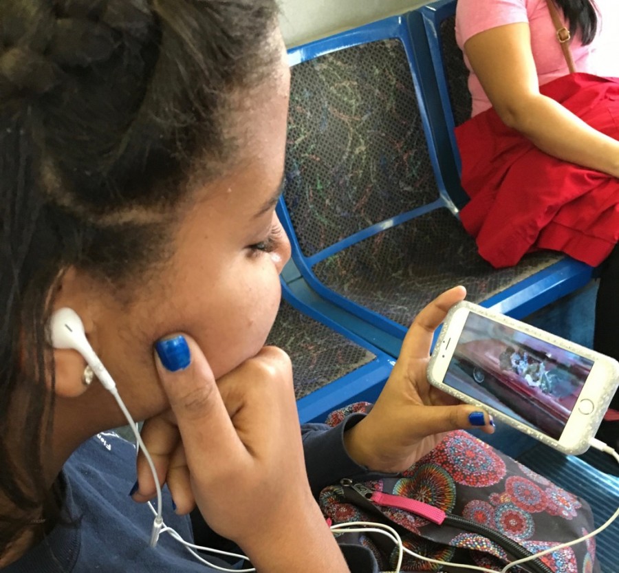 Eager to watch Fuller House, junior Iris Cordero decided to watch it the day it was released on her way home.
