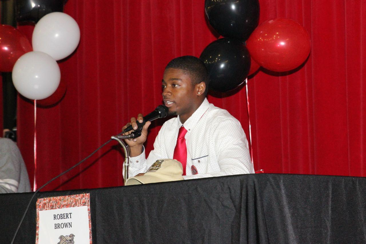 Cavalier Football Seniors Sign to Respective Colleges