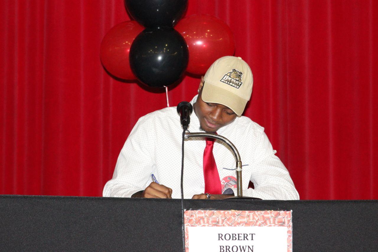 Cavalier Football Seniors Sign to Respective Colleges