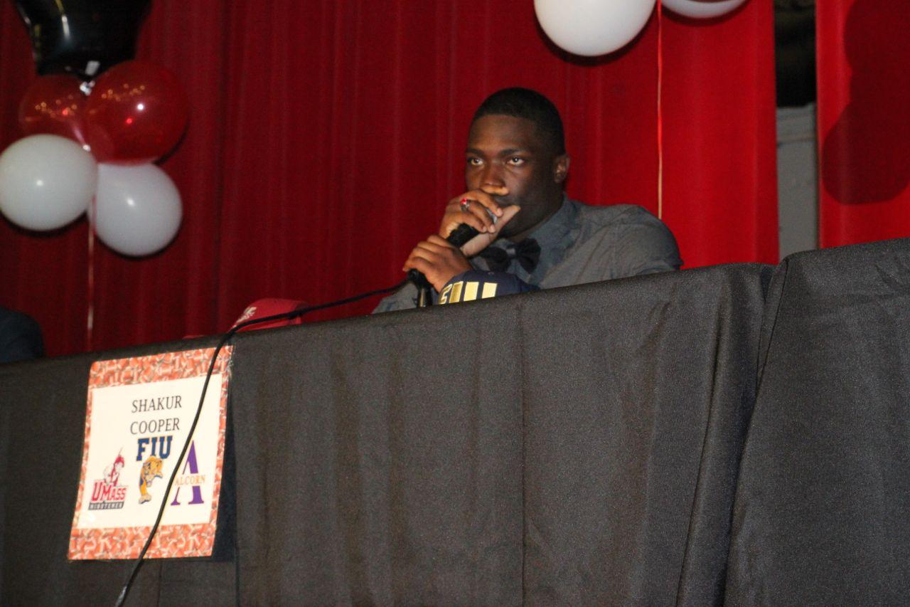 Cavalier Football Seniors Sign to Respective Colleges