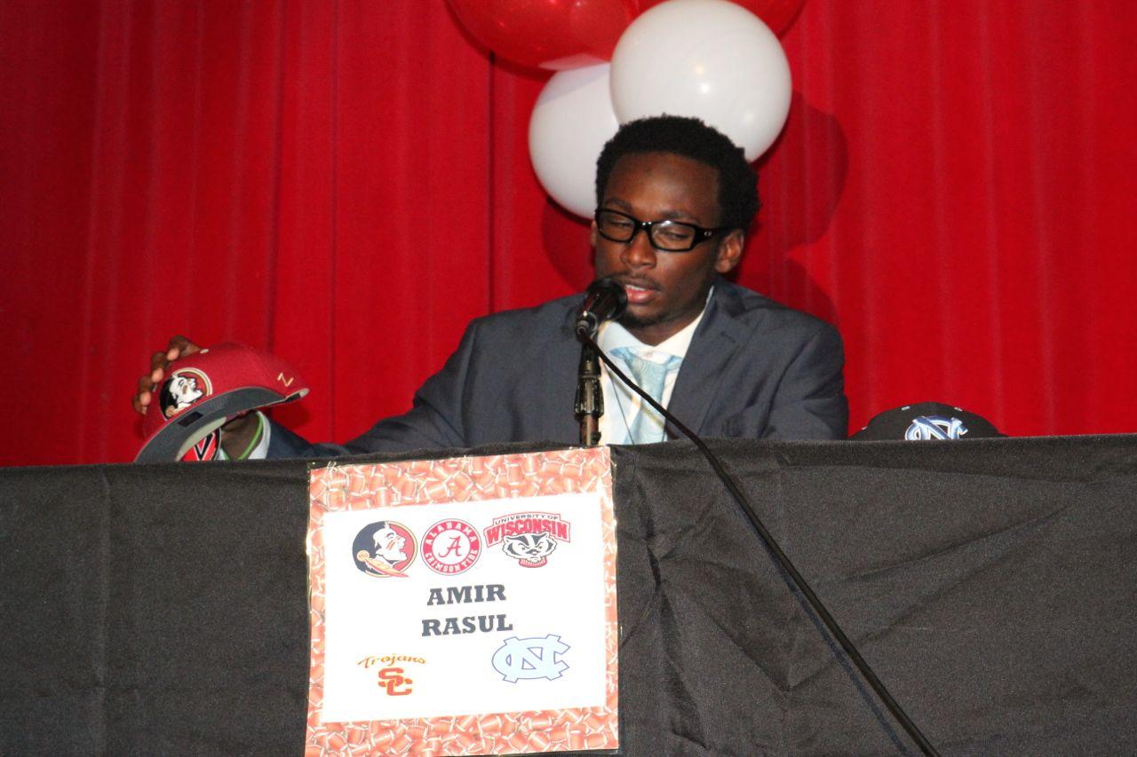 Cavalier Football Seniors Sign to Respective Colleges