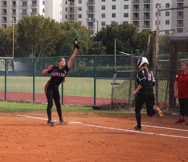Lady Cavaliers Softball Team Strike Against Southridge