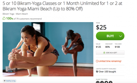 Groupon is the perfect opportunity to take up yoga at a low cost.