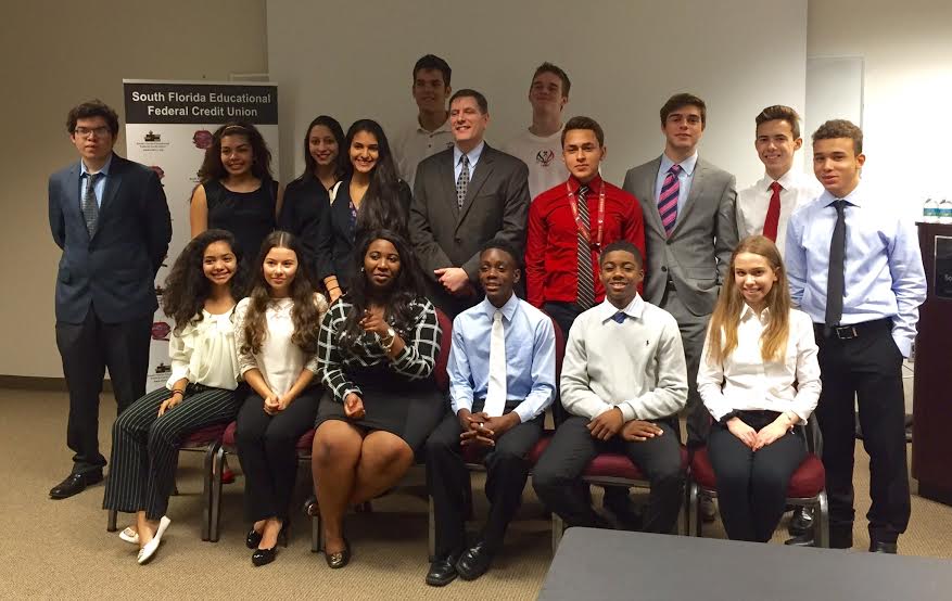 Students participating in National Job Shadowing Day