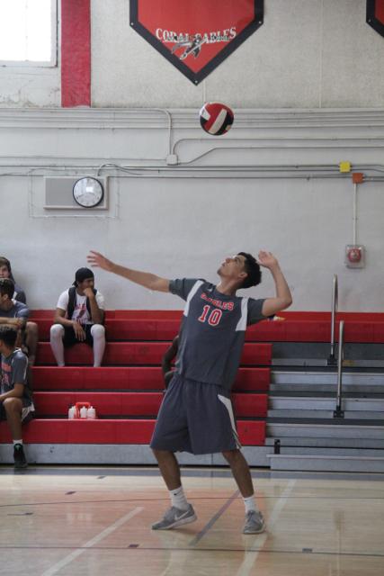 Boys JV Volleyball Takes A Loss Against Coral Park Rams